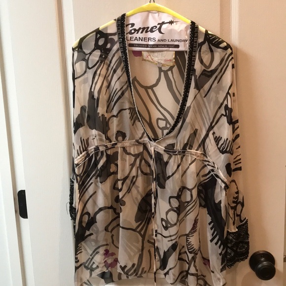 for love & liberty Tops - For Love & Liberty Silk Blouse